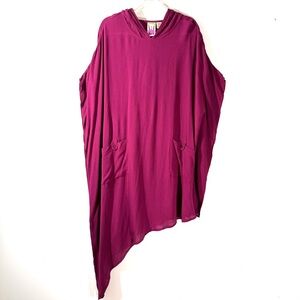 2/$35 Antthony Original Gauze Asymmetrical Coverup Kimono